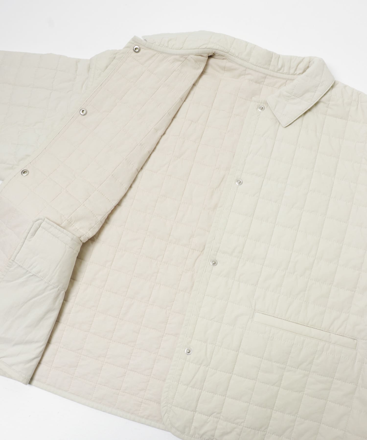 コットンキルトジャケット IVORY Free