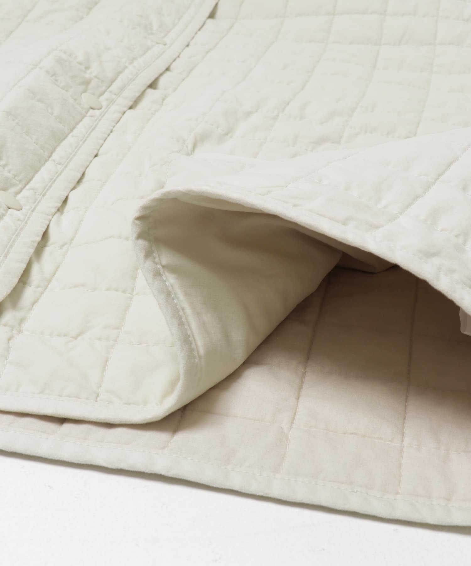 コットンキルトジャケット IVORY Free