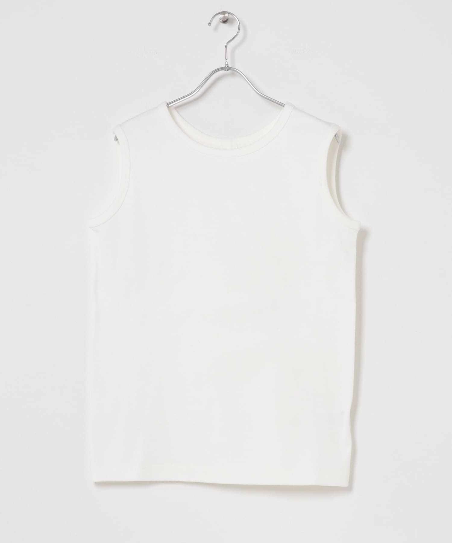 コットン丸胴タンクトップ