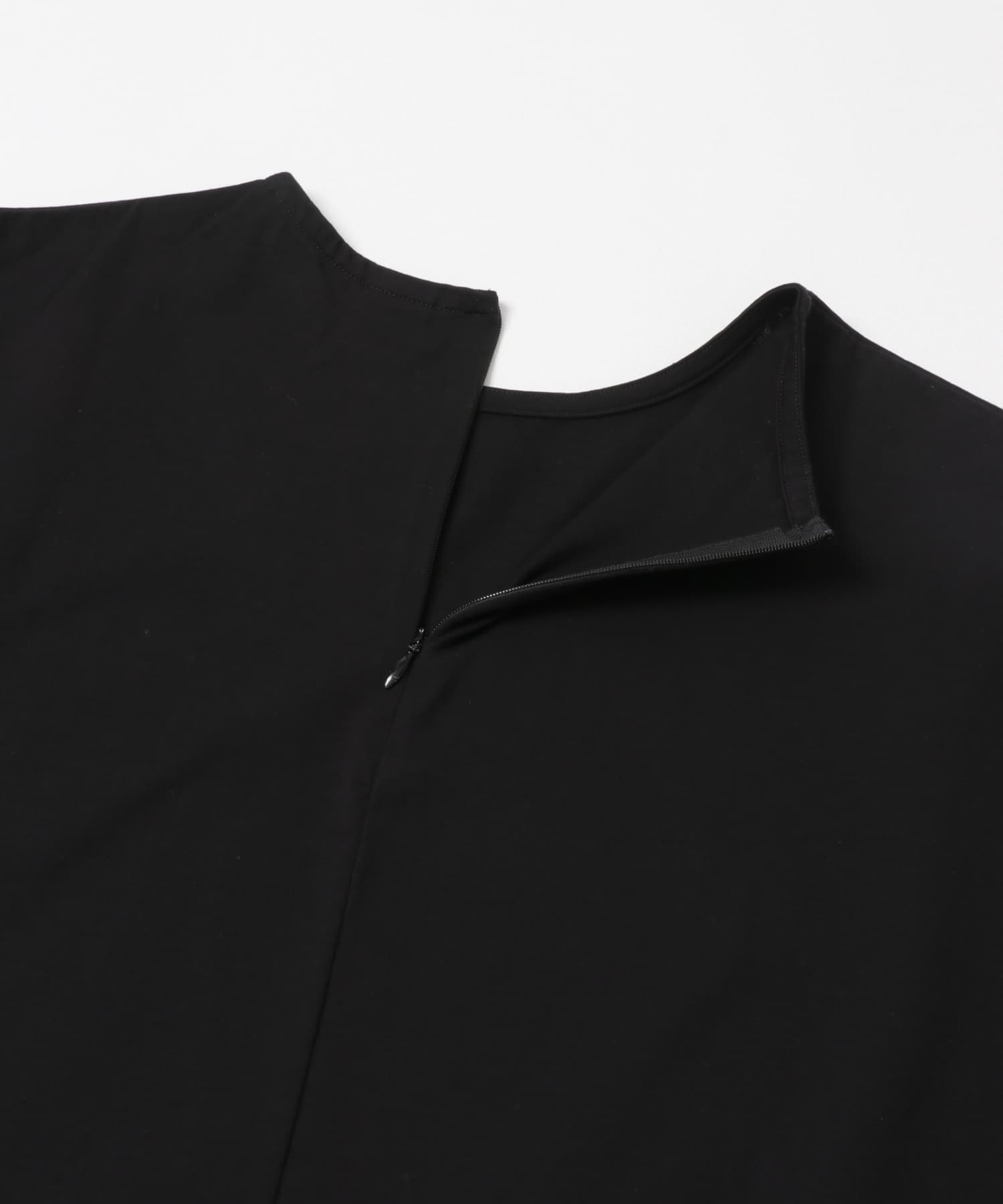 オーバークルーネックカットソー BLACK Free