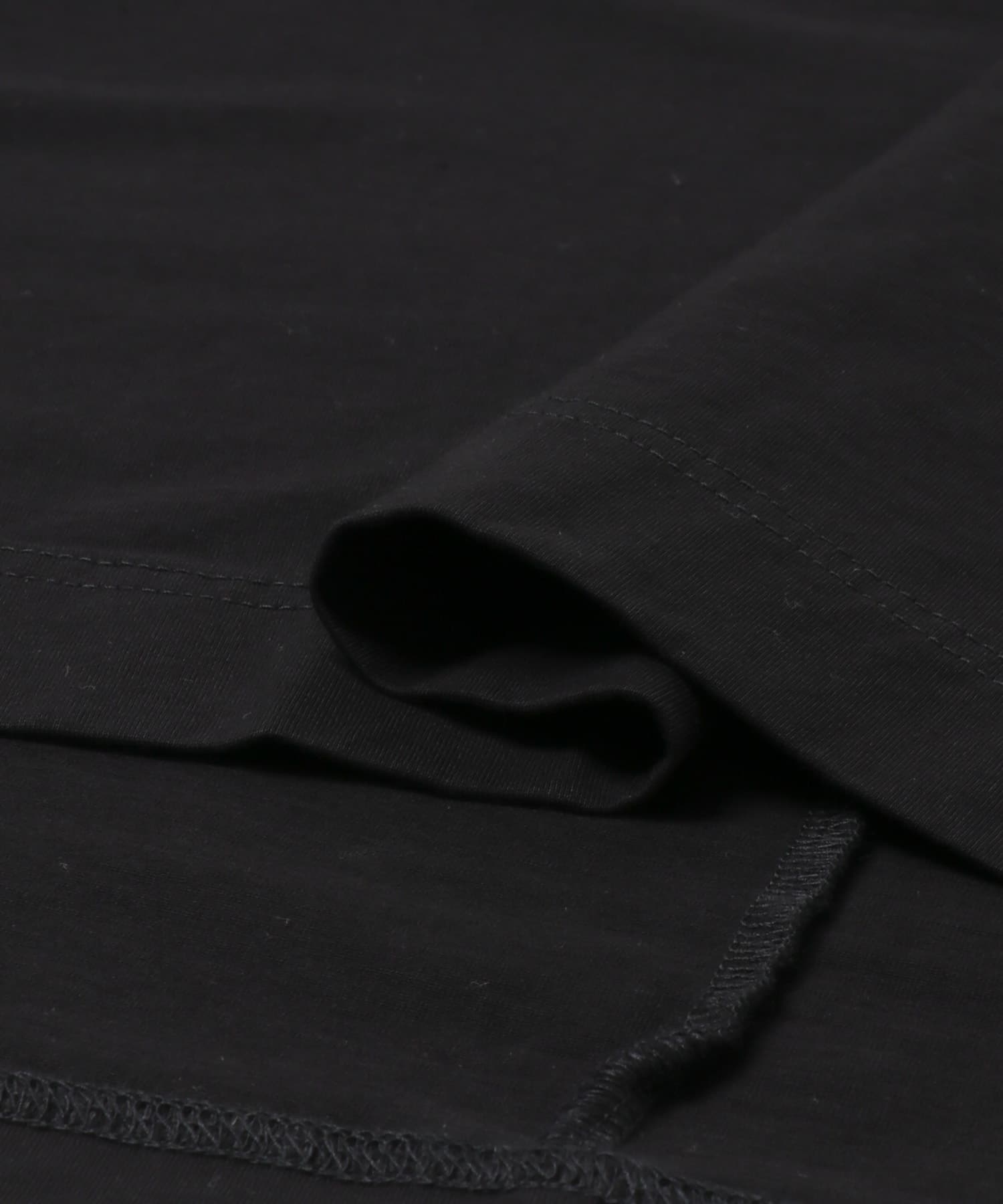 オーバークルーネックカットソー BLACK Free