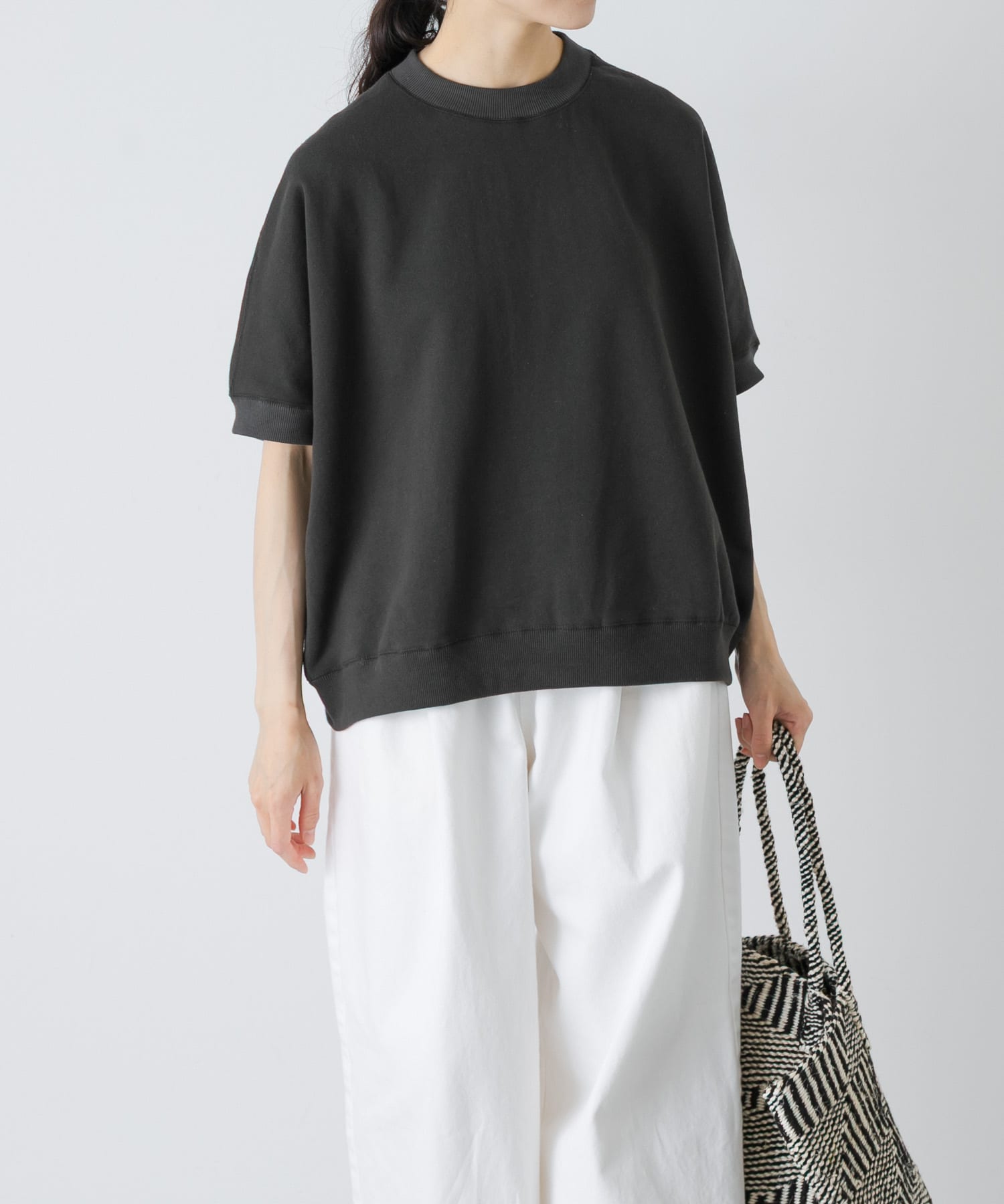 ワイド裏毛プルオーバー