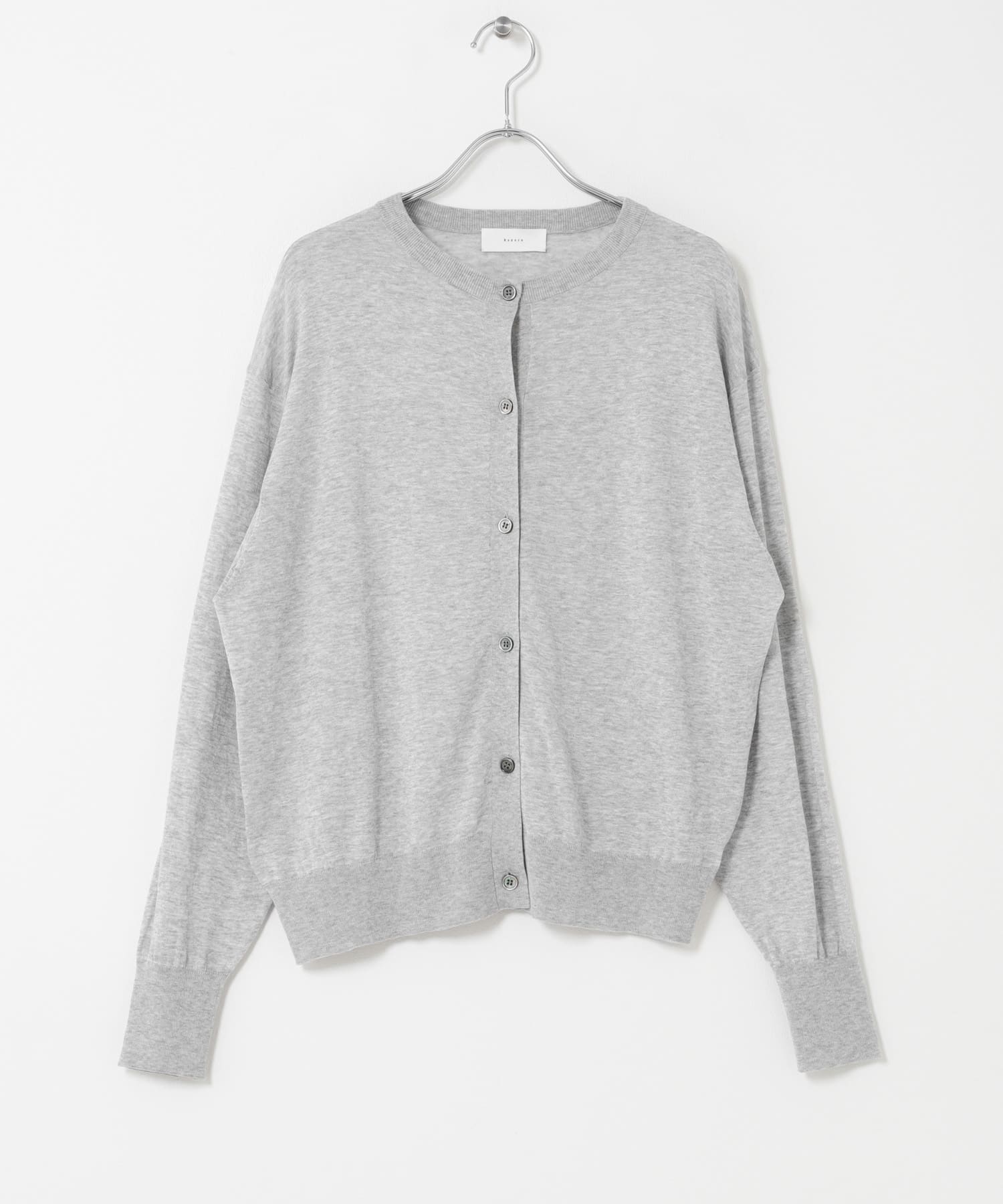 コットンエアリーカーディガン GRAY Free