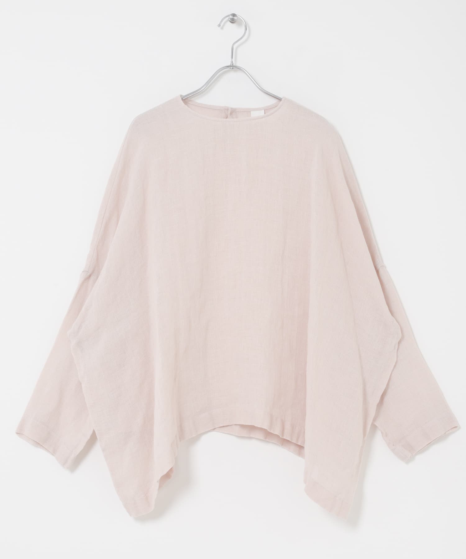 リネンボイルワイドプルオーバー PINK Free