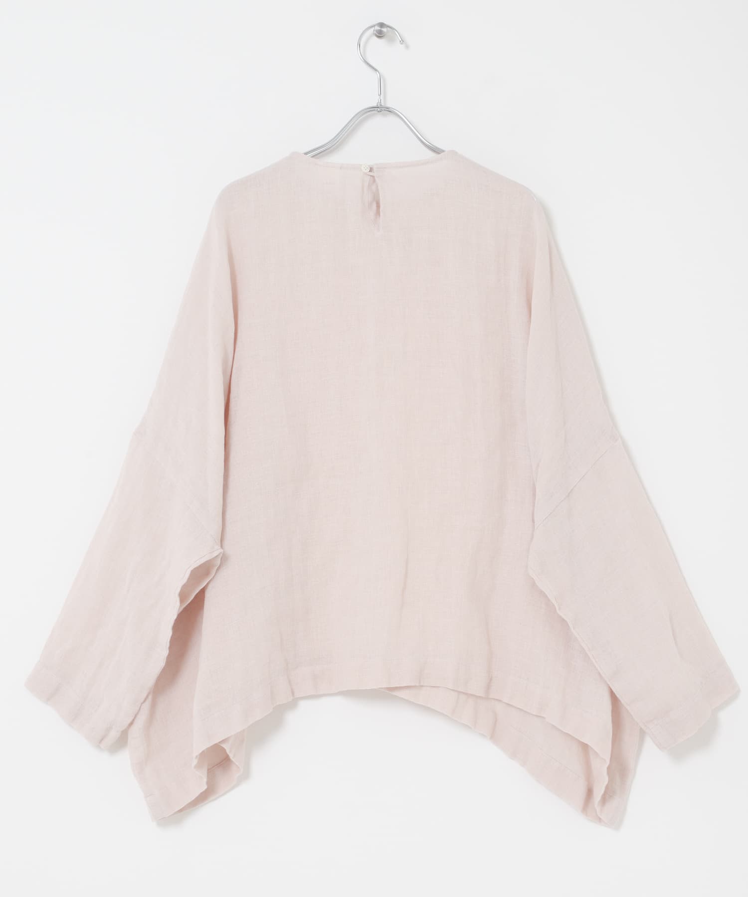 リネンボイルワイドプルオーバー PINK Free