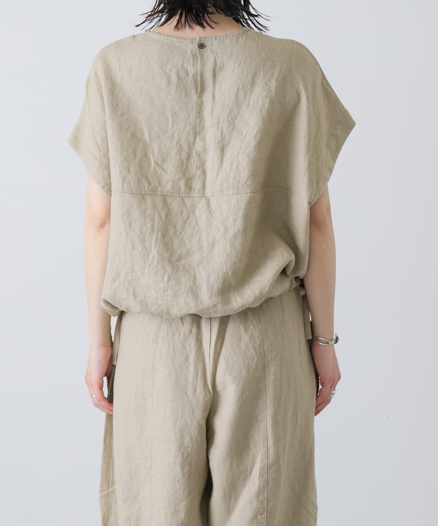 未使用【かぐれ】リネンサークルプルオーバー BEIGE 2026SS リネンサークルプルオーバー(Free BEIGE): トップス｜URBAN RESEARCH