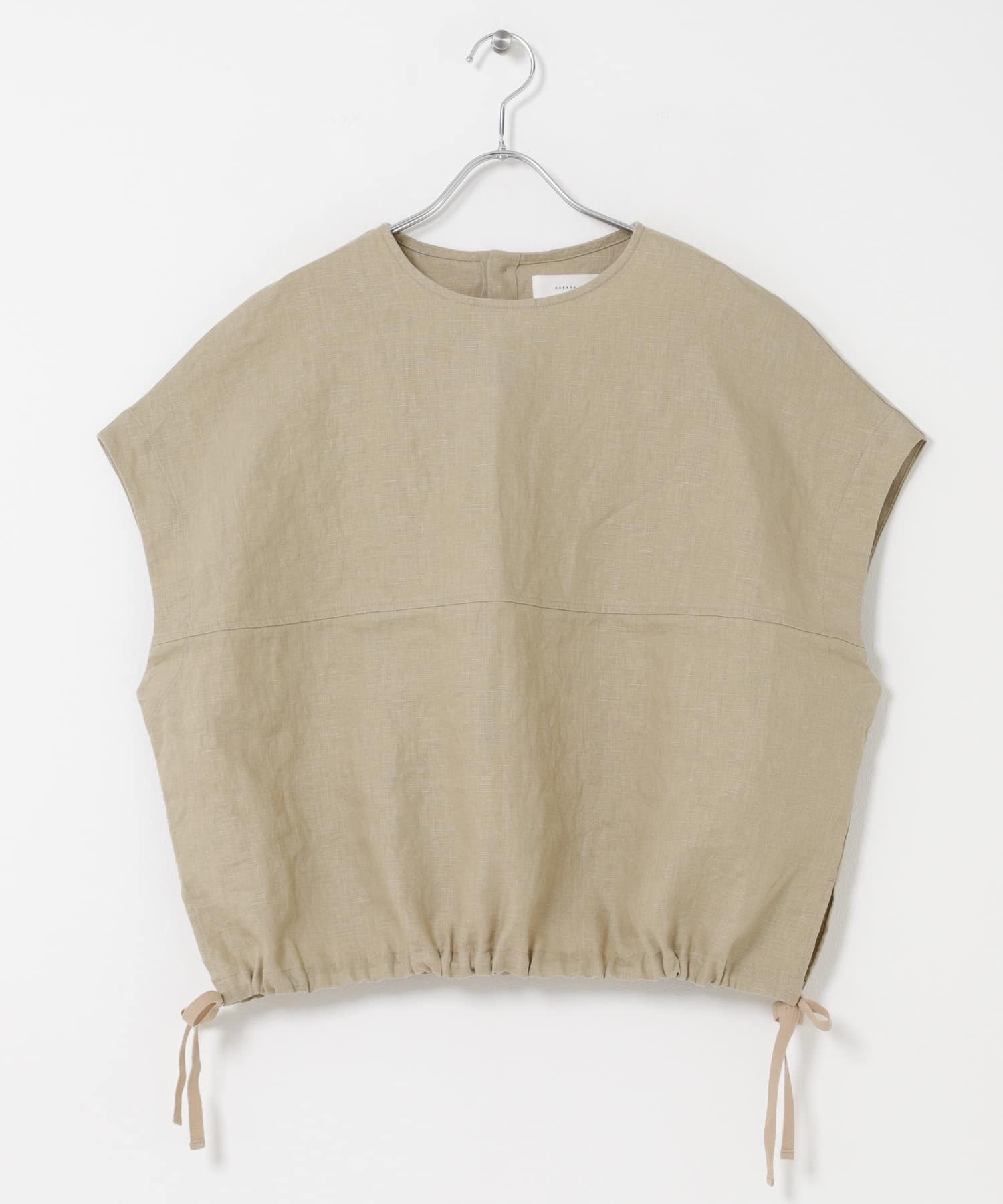 リネンサークルプルオーバー BEIGE Free