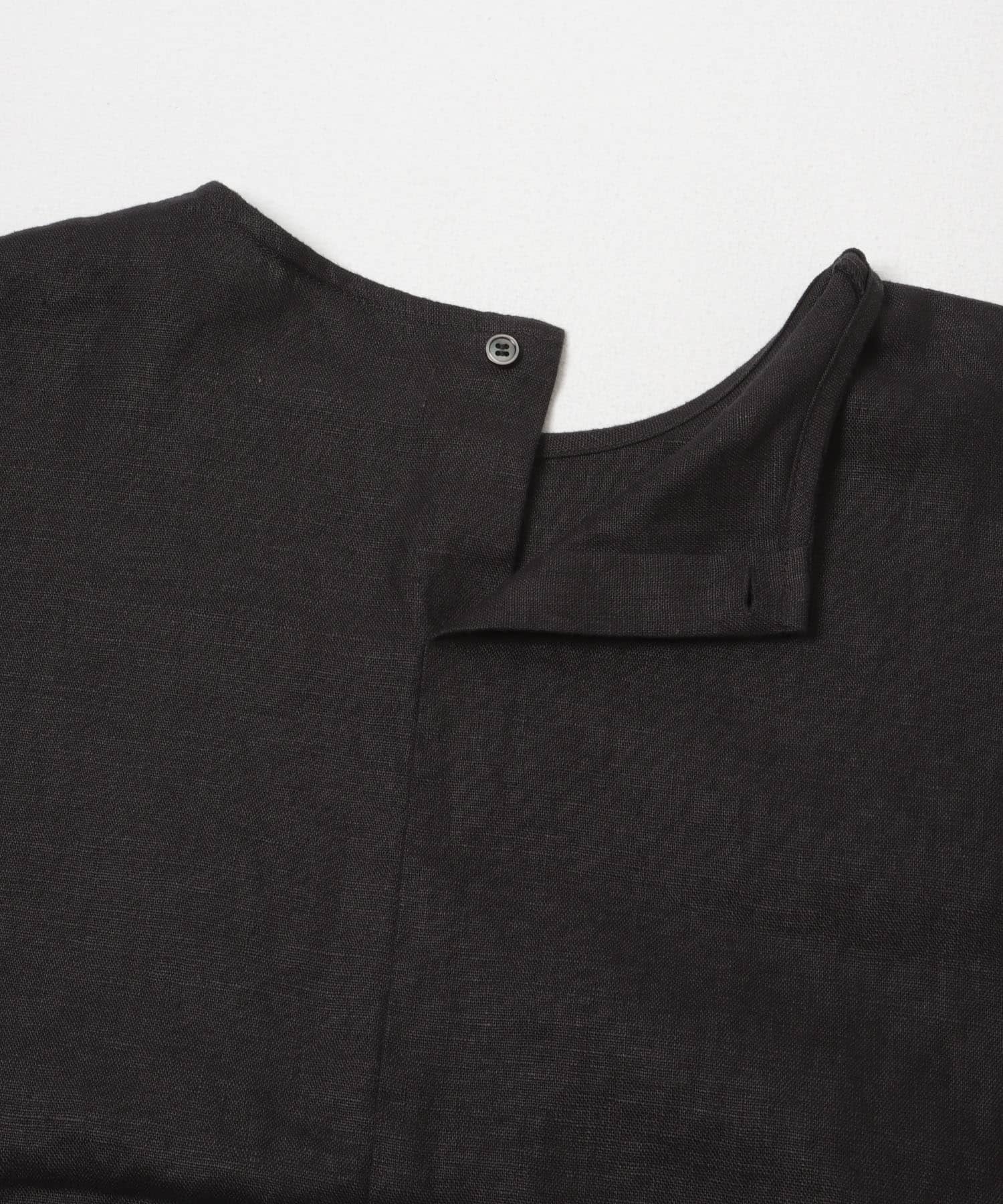 リネンサークルプルオーバー BLACK Free