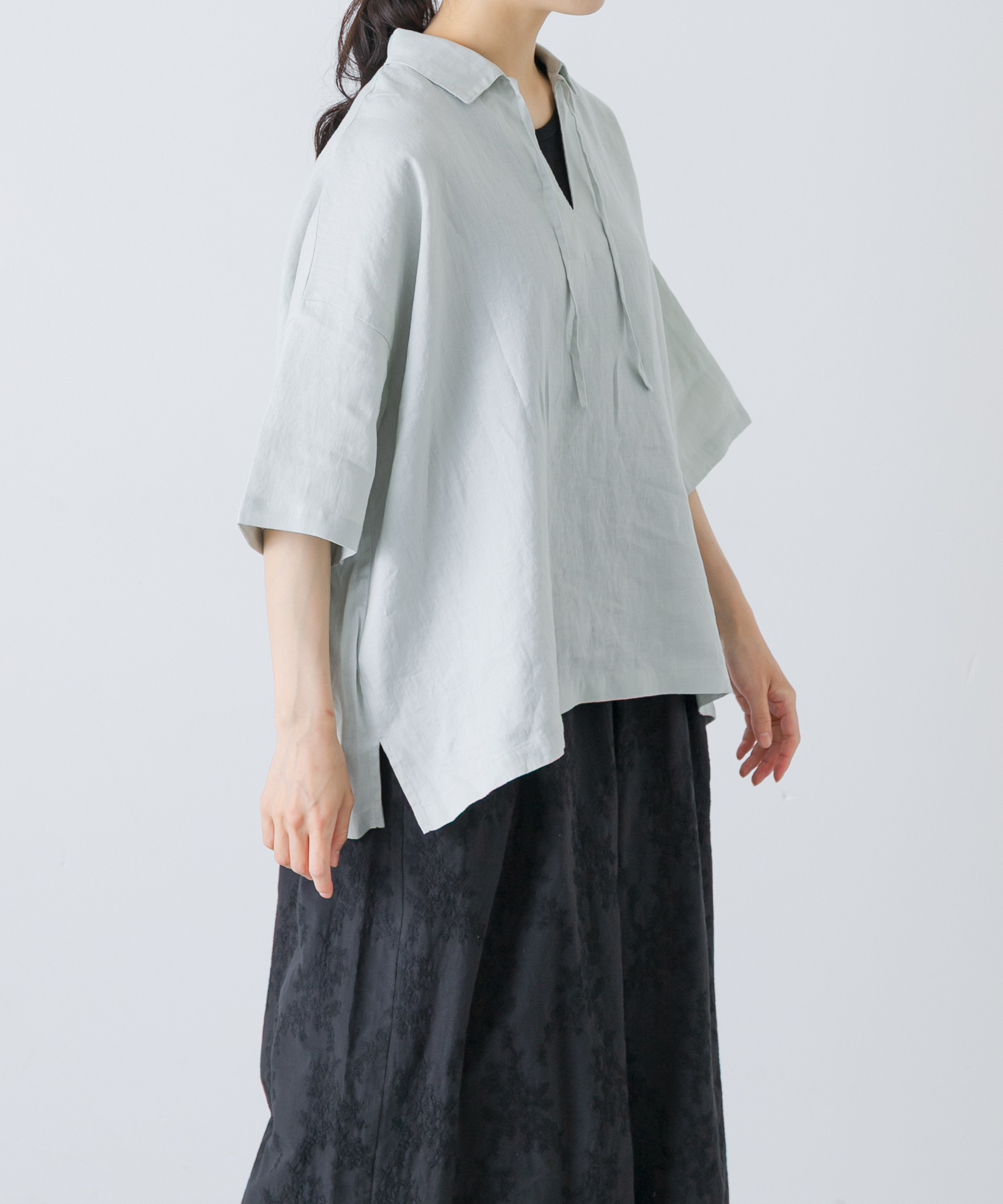リネンスキッパーシャツ
