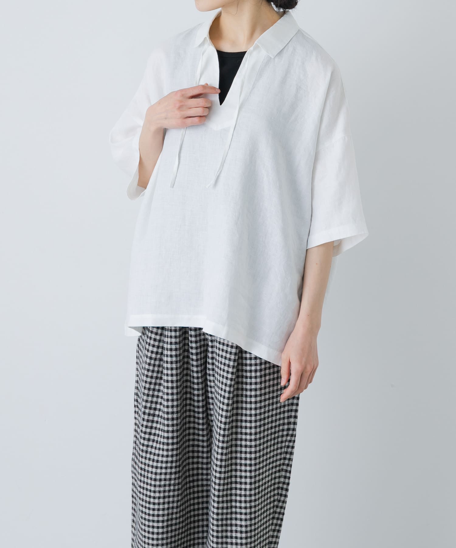 リネンスキッパーシャツ