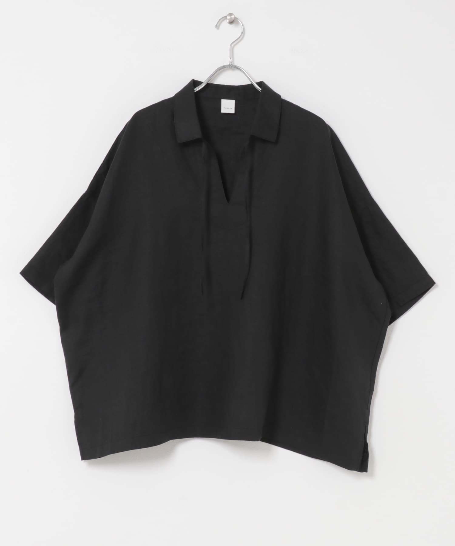 リネンスキッパーシャツ BLACK Free