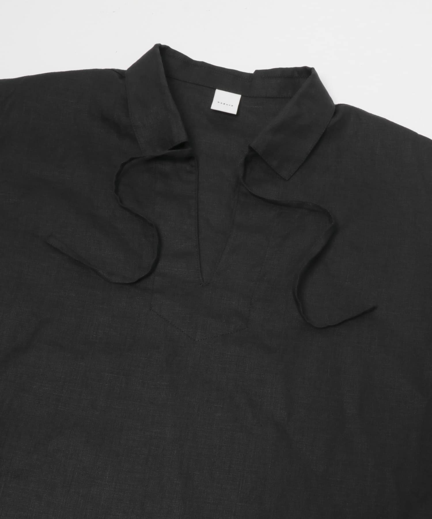 リネンスキッパーシャツ BLACK Free