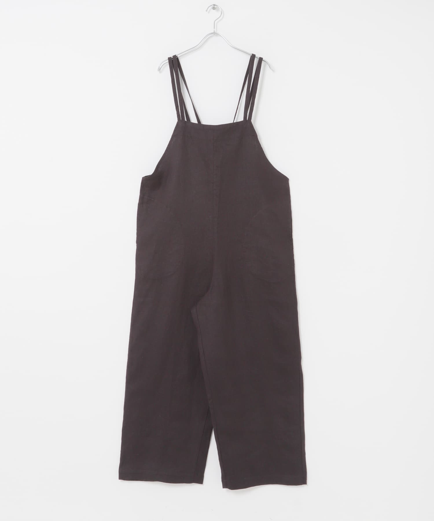 リネンサロペット CHARCOAL Free