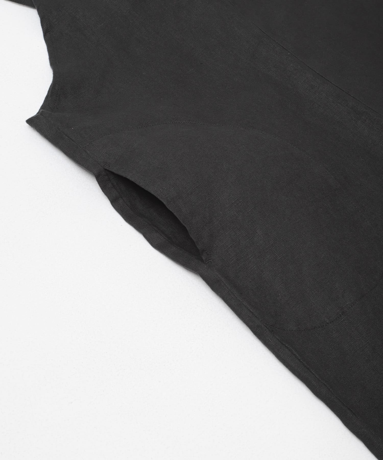 リネンサロペット BLACK Free