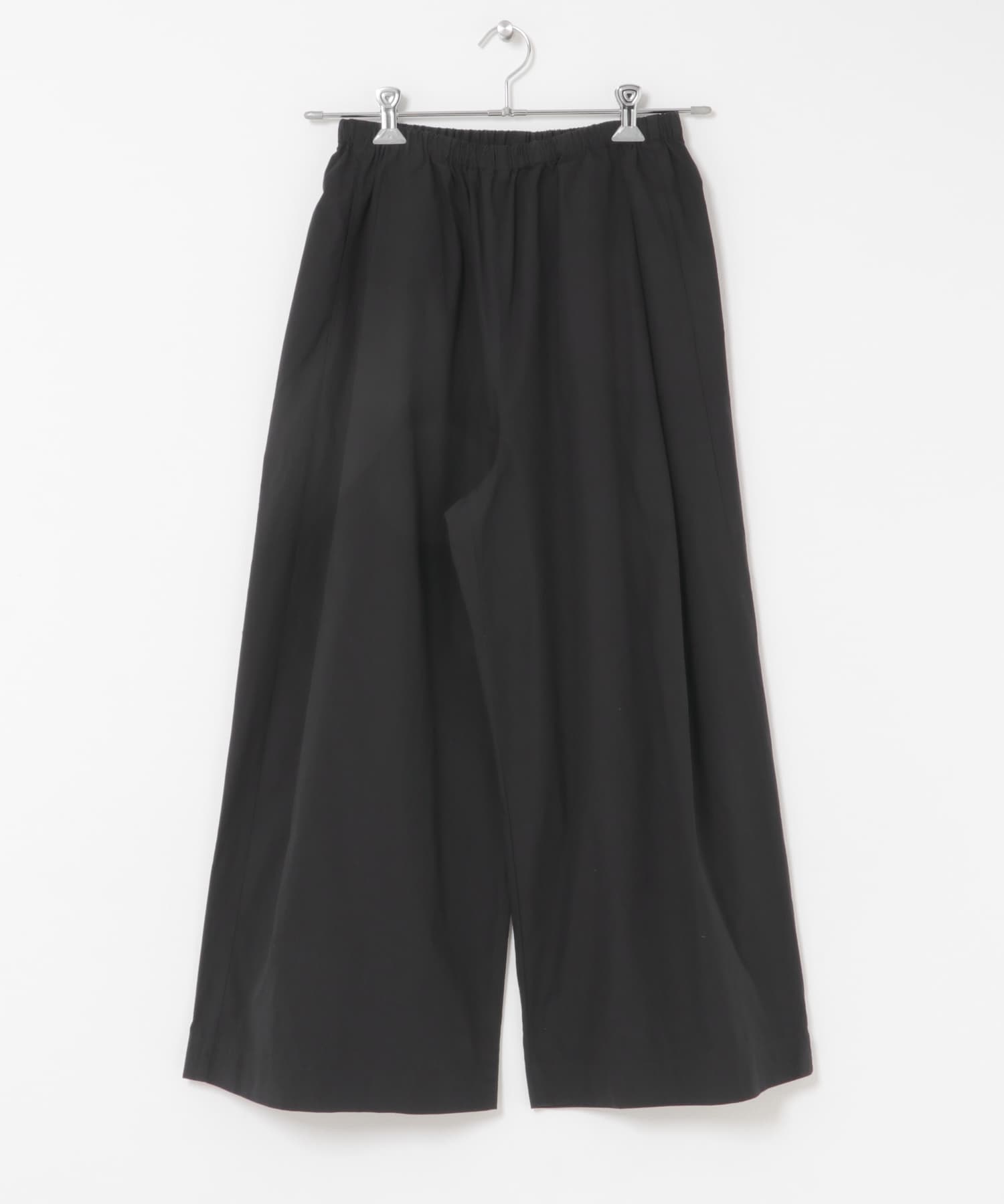 コットンサイドタックワイドパンツ BLACK Free