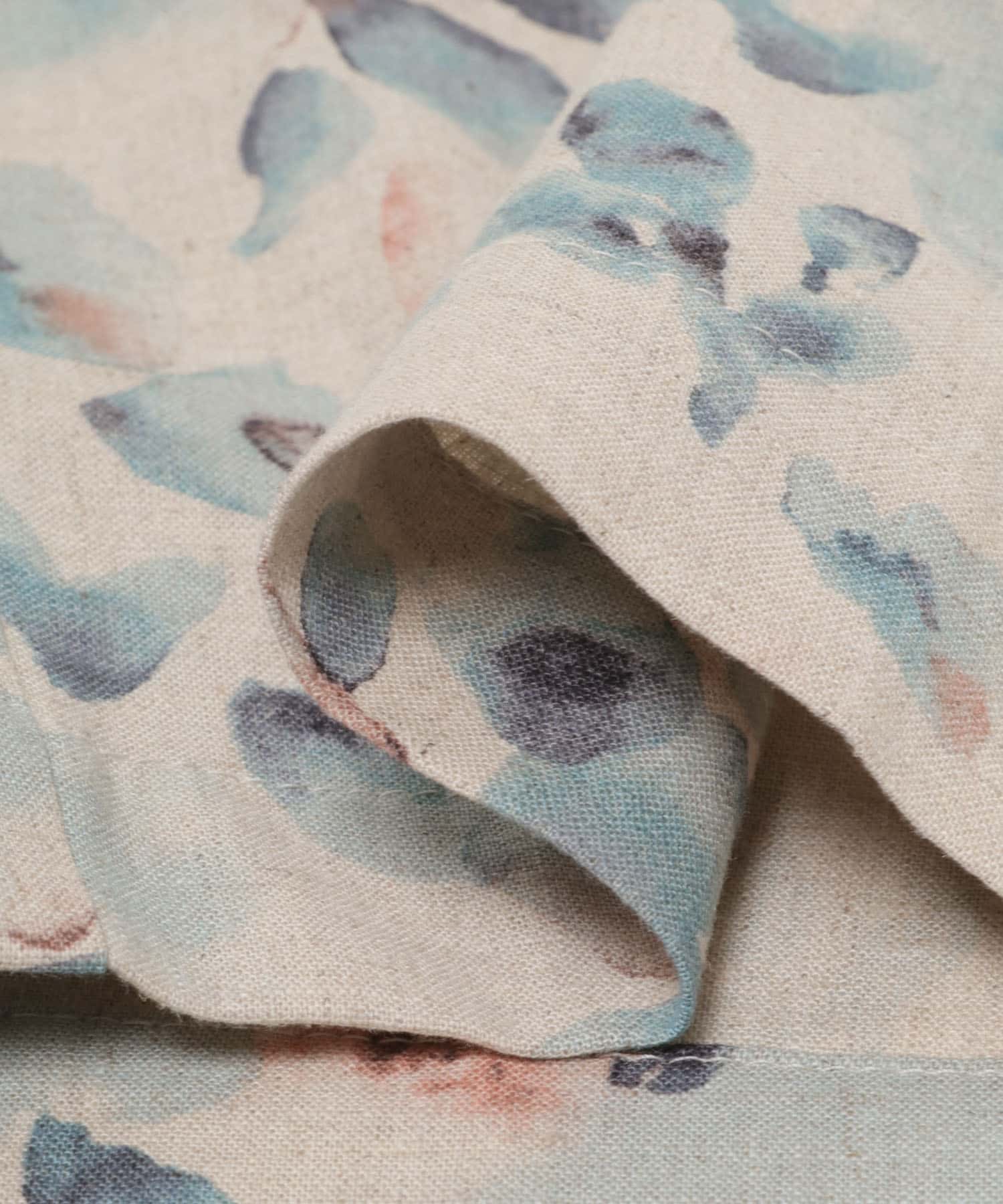 コットンリネンプリントイージーパンツ L.BLU×NAT Free