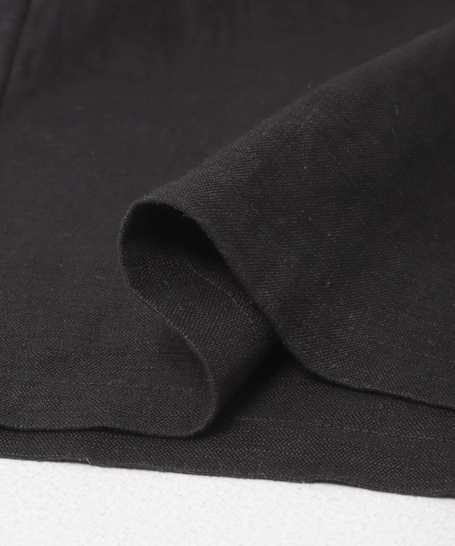 『2サイズ展開』リネンオールインワン BLACK 0