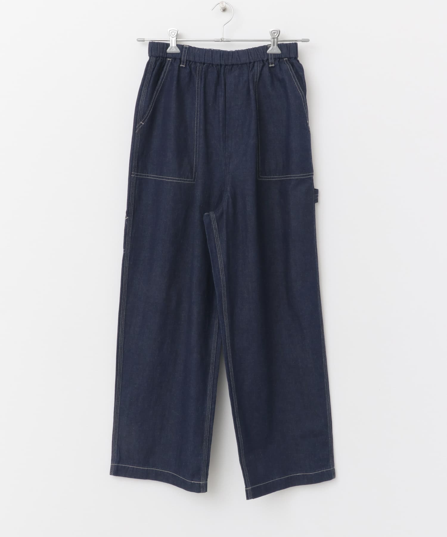 コットンリネンデニムペインターパンツ