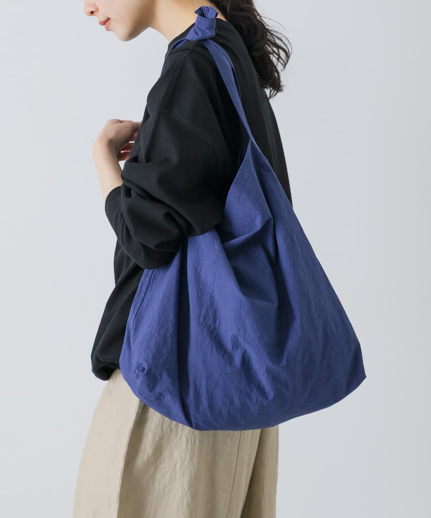 コットンショルダーバッグ