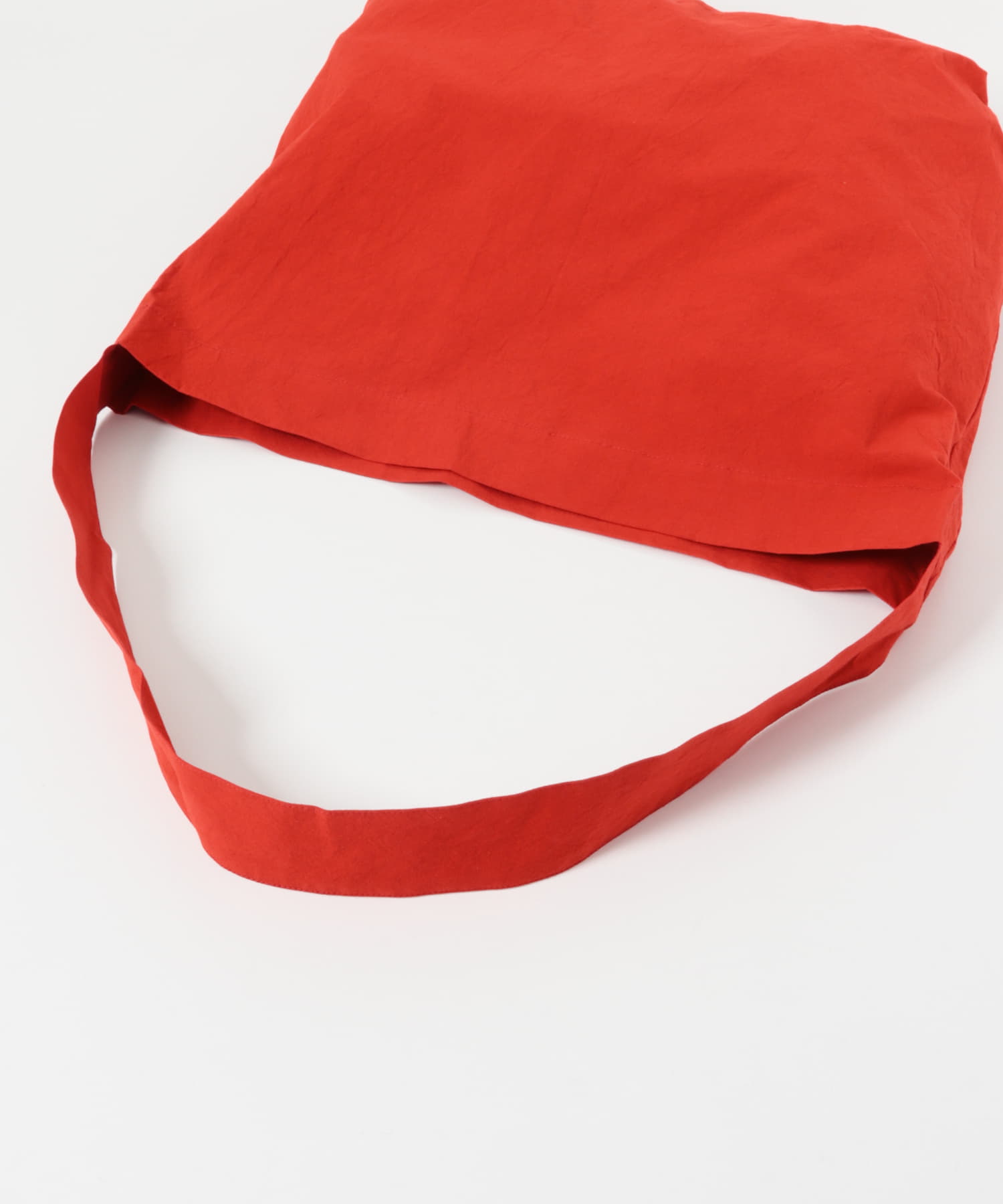 コットンショルダーバッグ RED Free