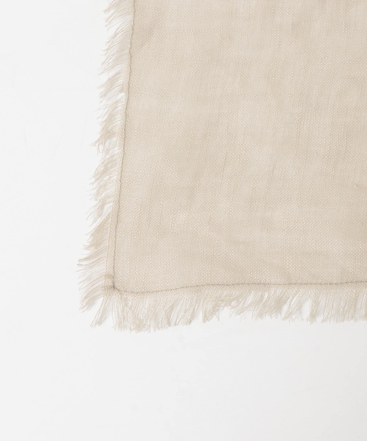 リネンスクエアストール NATURAL Free