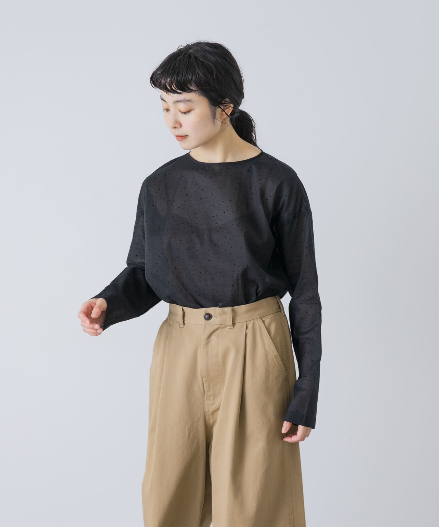身長：162cm サイズ：Free