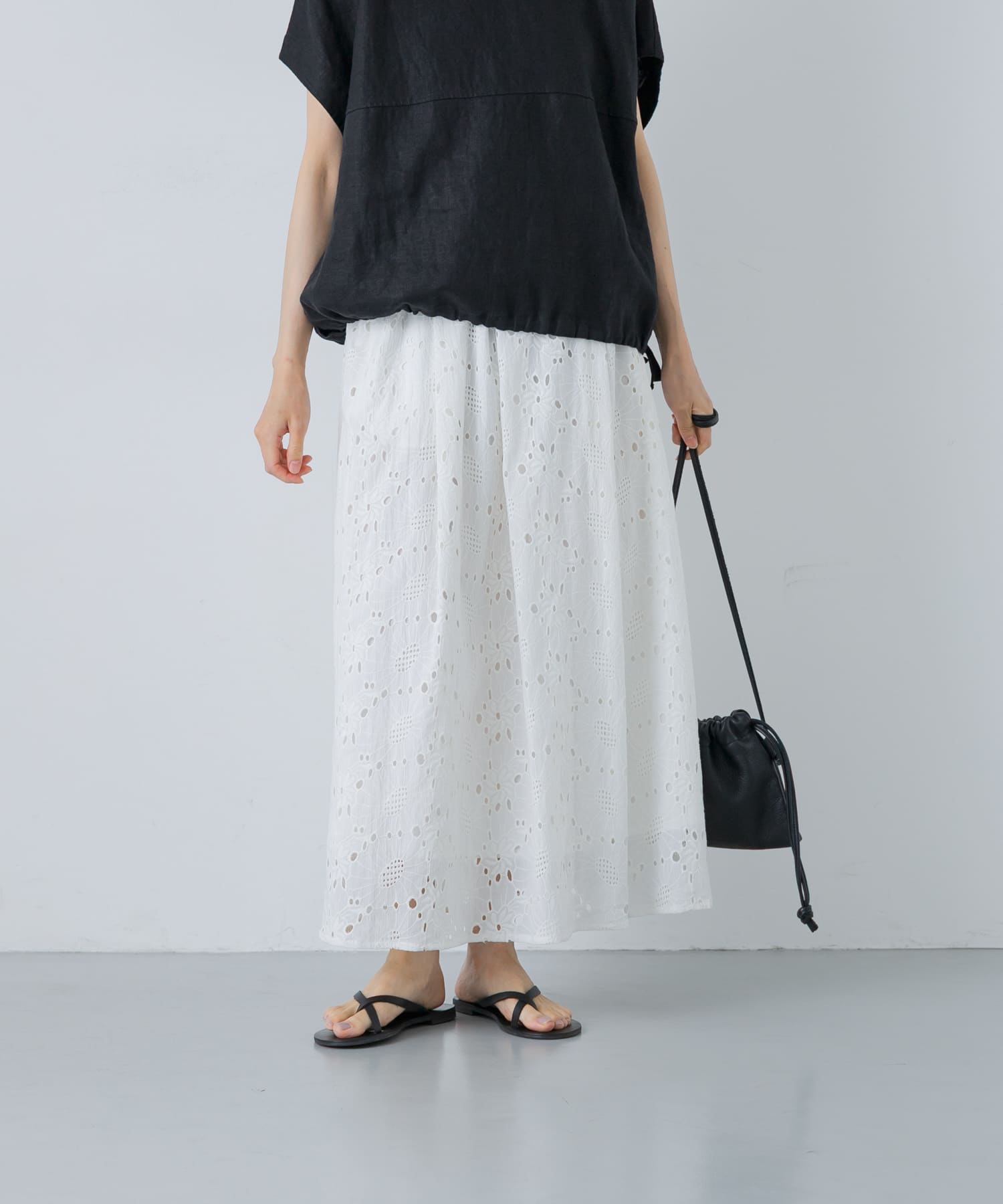 コットンアイレット刺繍スカート(Free OFF): スカート｜URBAN RESEARCH