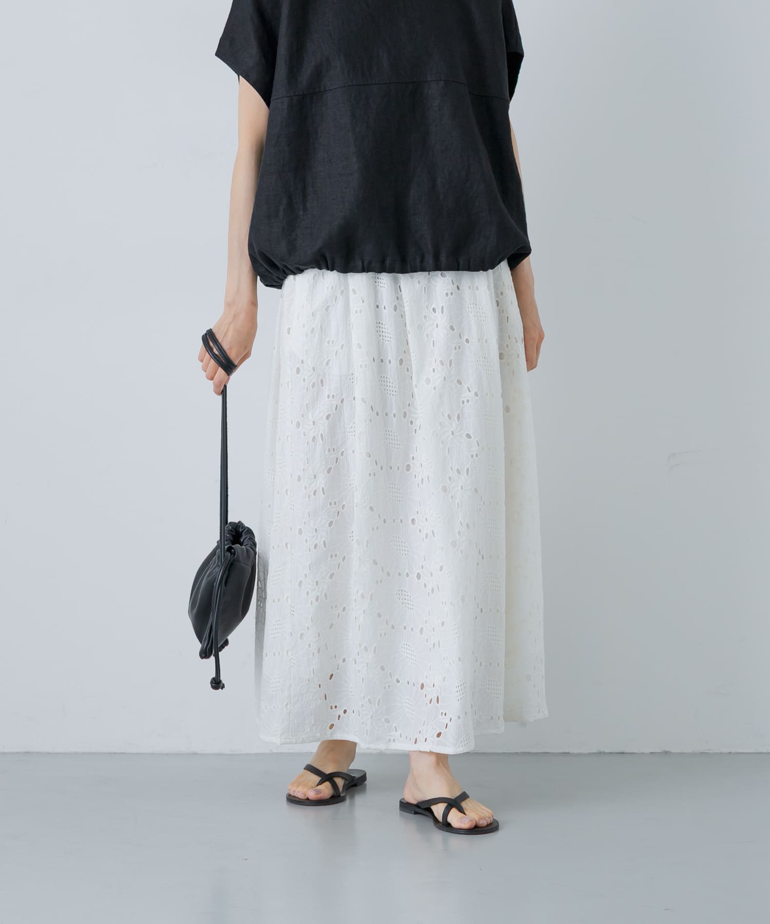 コットンアイレット刺繍スカート(Free OFF): スカート｜URBAN RESEARCH