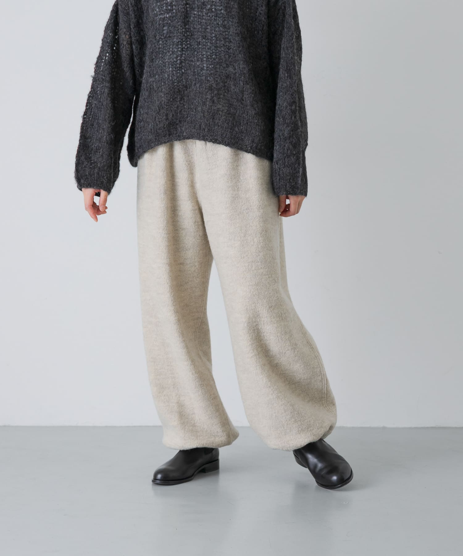 ボイルドウールパンツ