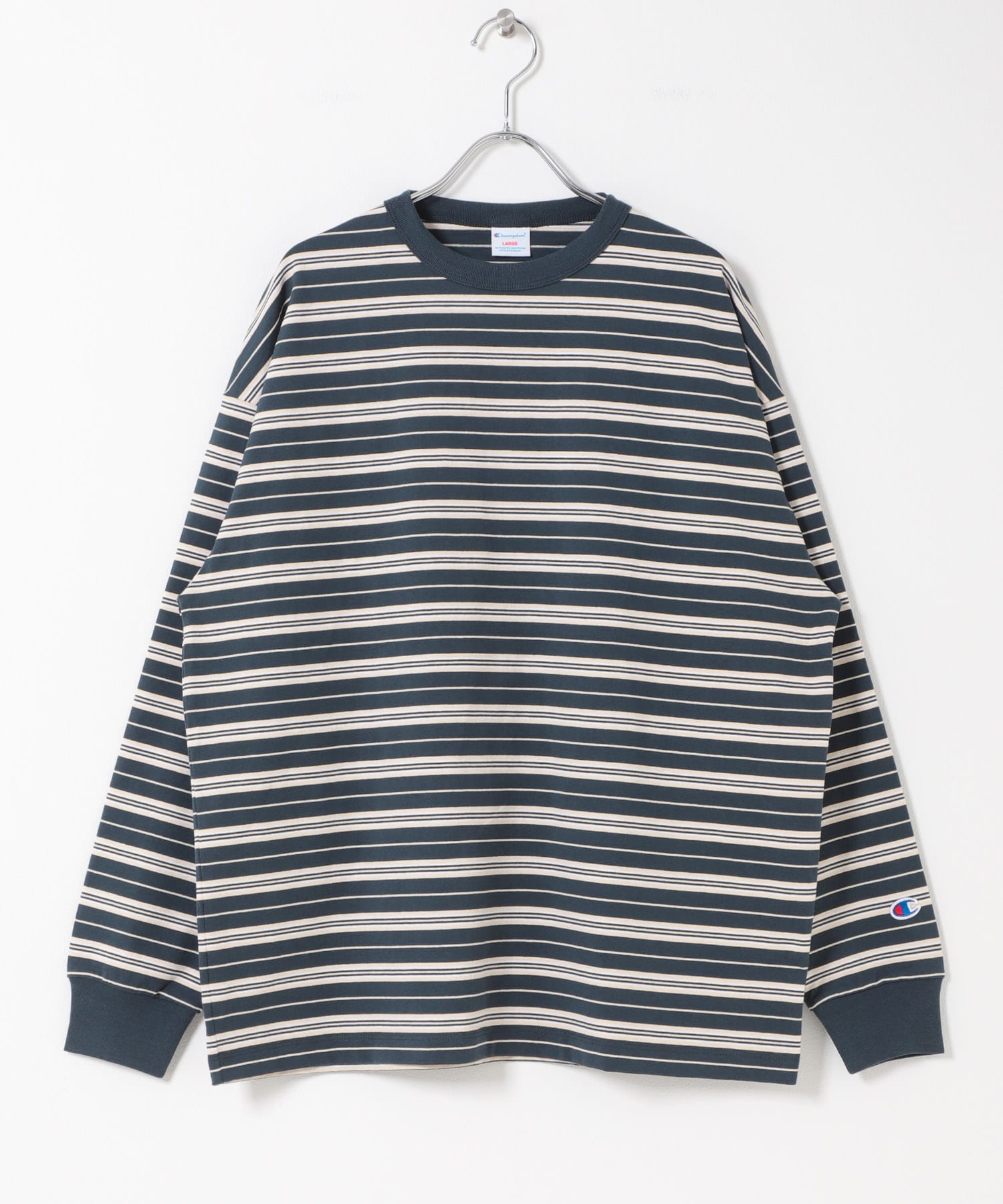 CHAMPION　LONG SLEEVE BORDER T-SHIRTS