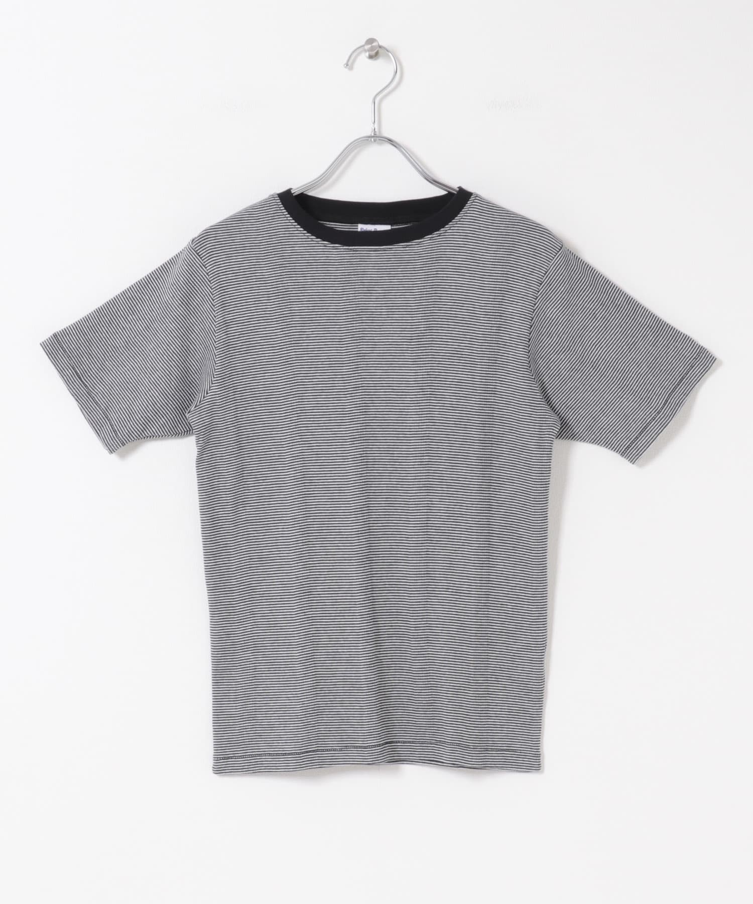 Miller　Panel ribbed crew-neck tee