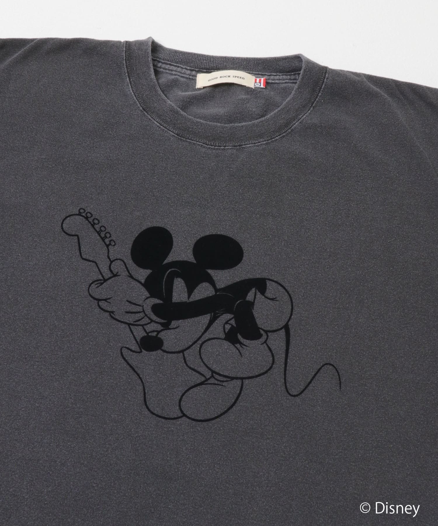 GOOD ROCK SPEED / MickeyMouse / T-shirts CHARCOAL Free