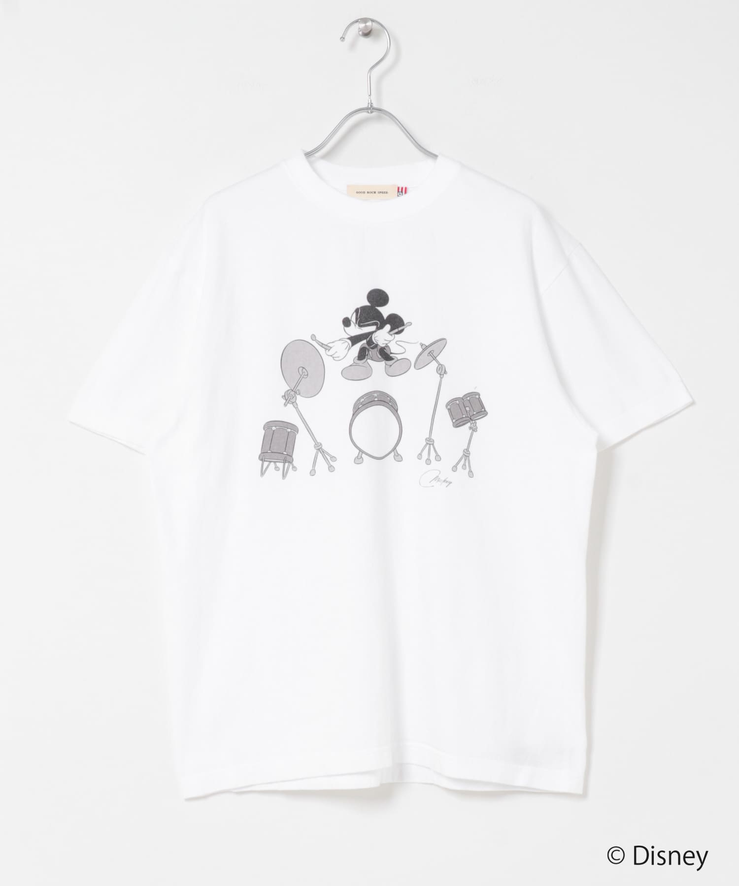 GOOD ROCK SPEED / MickeyMouse / T-shirts WHITE Free