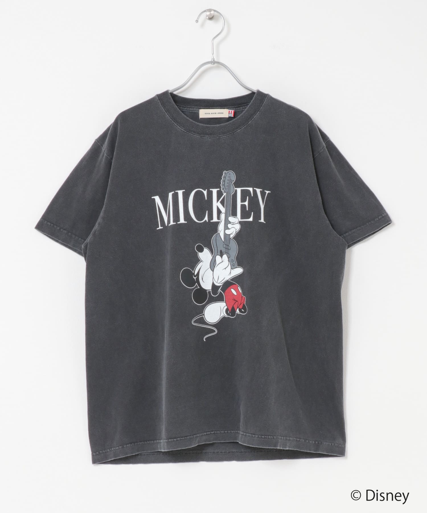GOOD ROCK SPEED / MickeyMouse / T-shirts CHARCOAL Free
