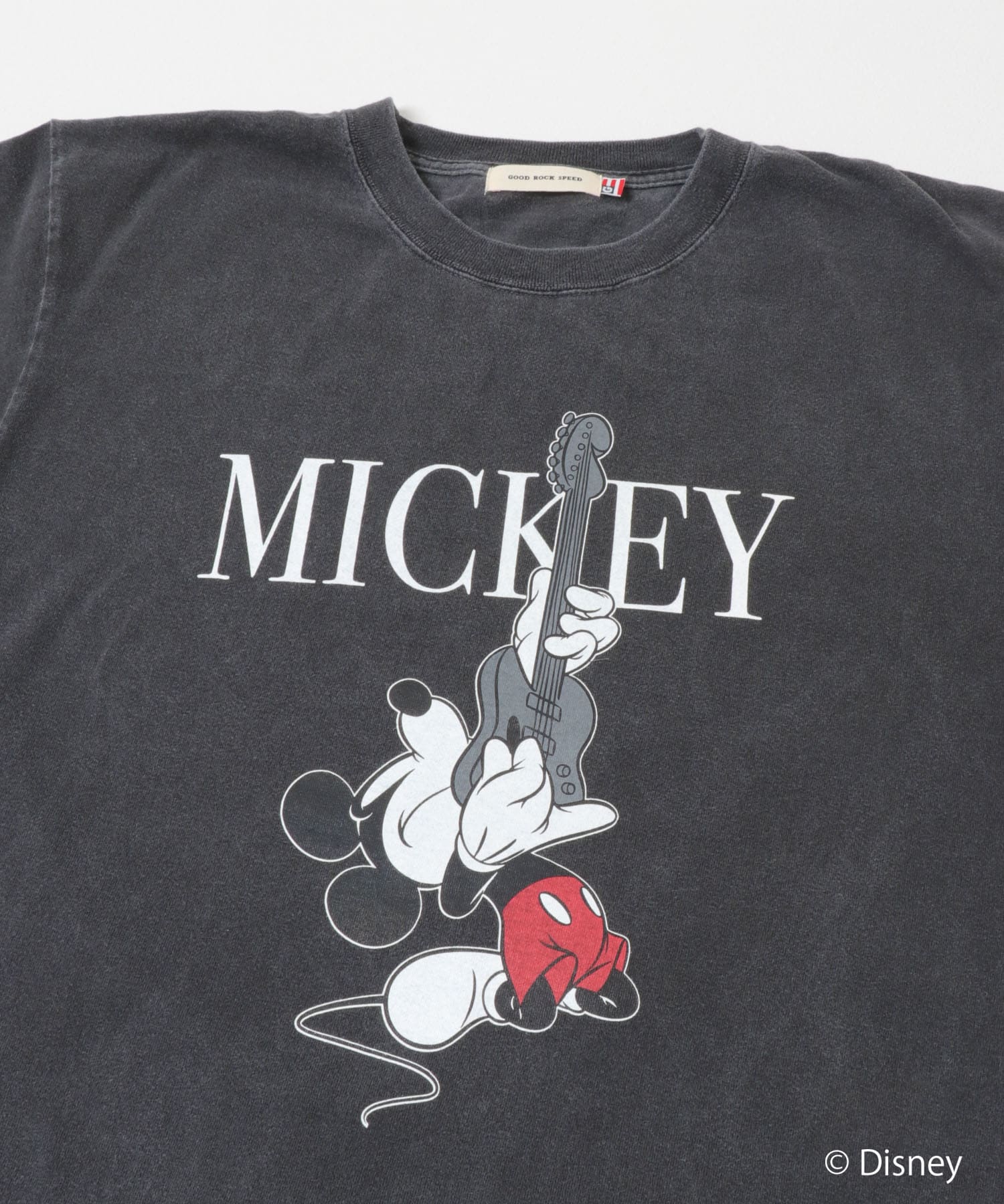 GOOD ROCK SPEED / MickeyMouse / T-shirts CHARCOAL Free