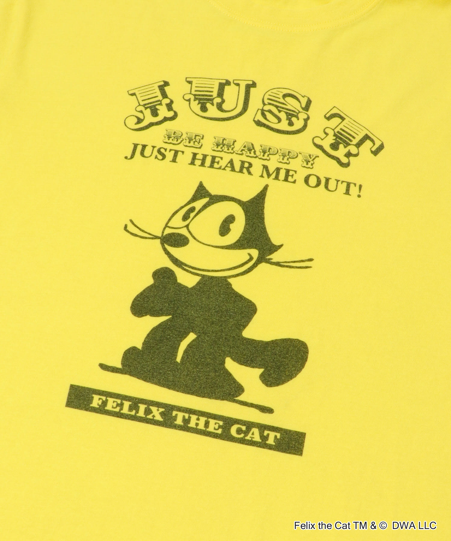 GOOD ROCK SPEED　FELIX Tshirt YELLOW Free