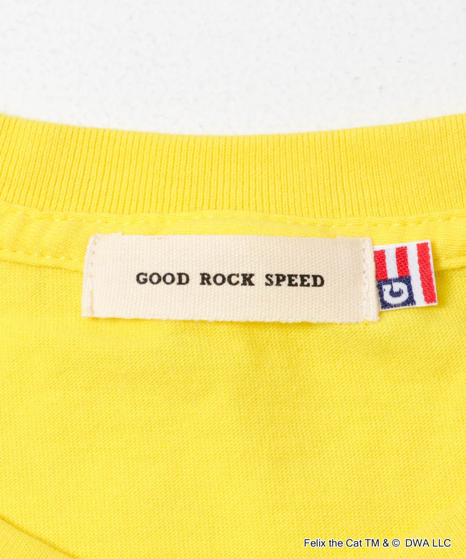 GOOD ROCK SPEED　FELIX Tshirt YELLOW Free