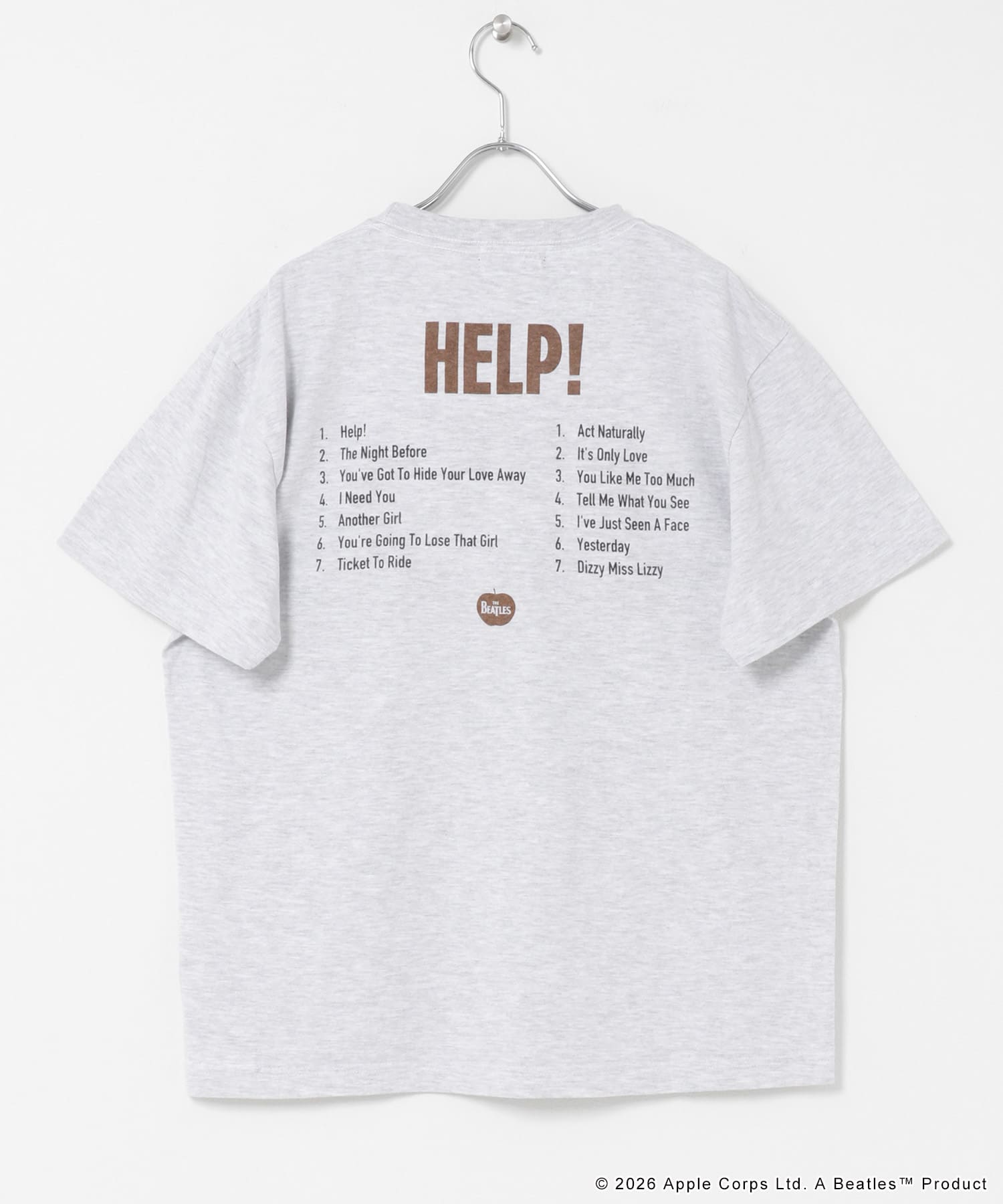 GOOD ROCK SPEED　HELP T-SHIRTS ASH Free