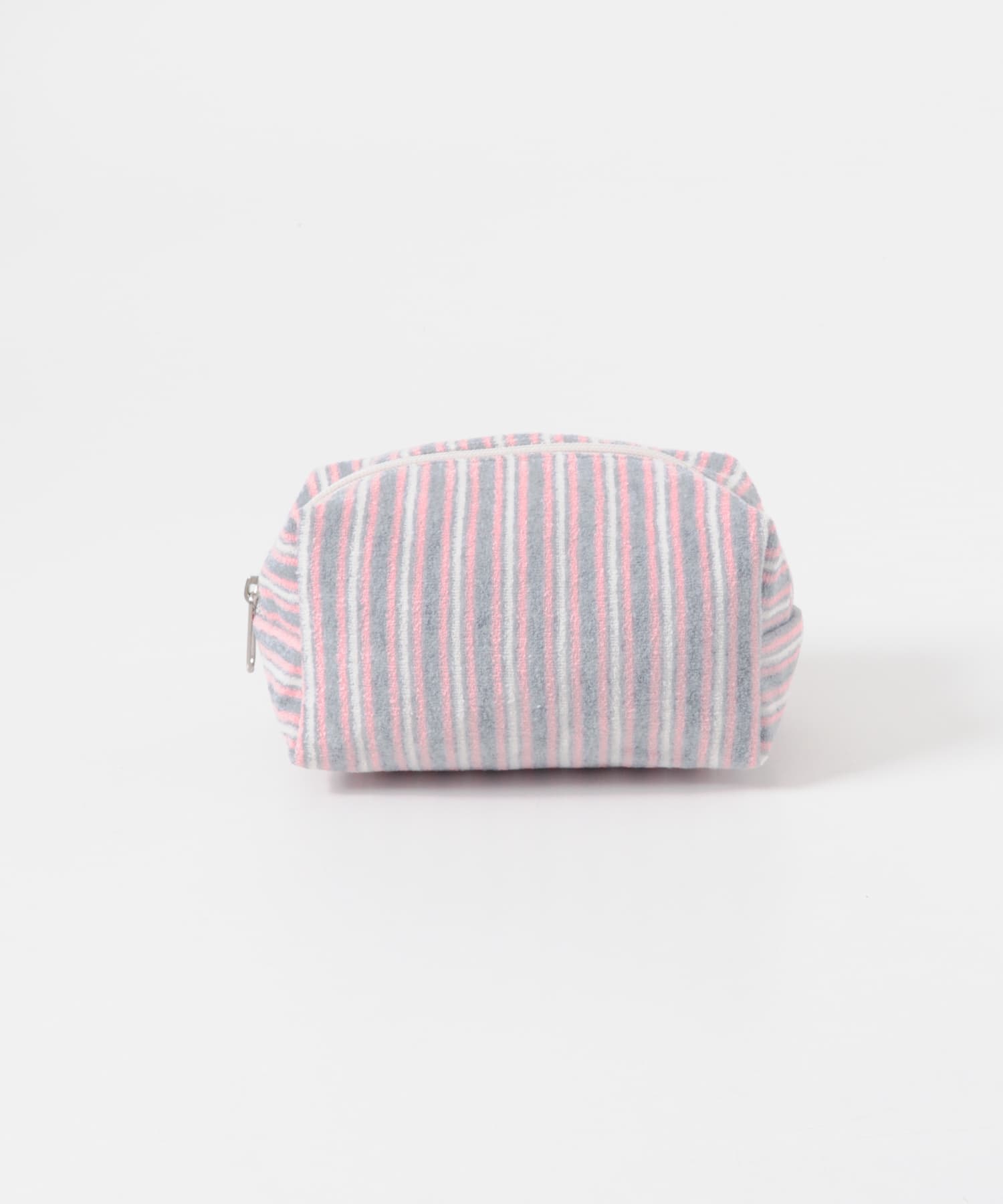 UNFOLD　Stripe terry pouch