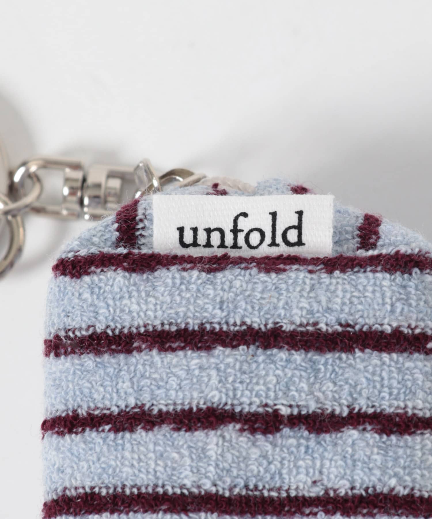 UNFOLD Mini terry pouch keyring(Free BLUE BUR): 財布/小物｜URBAN