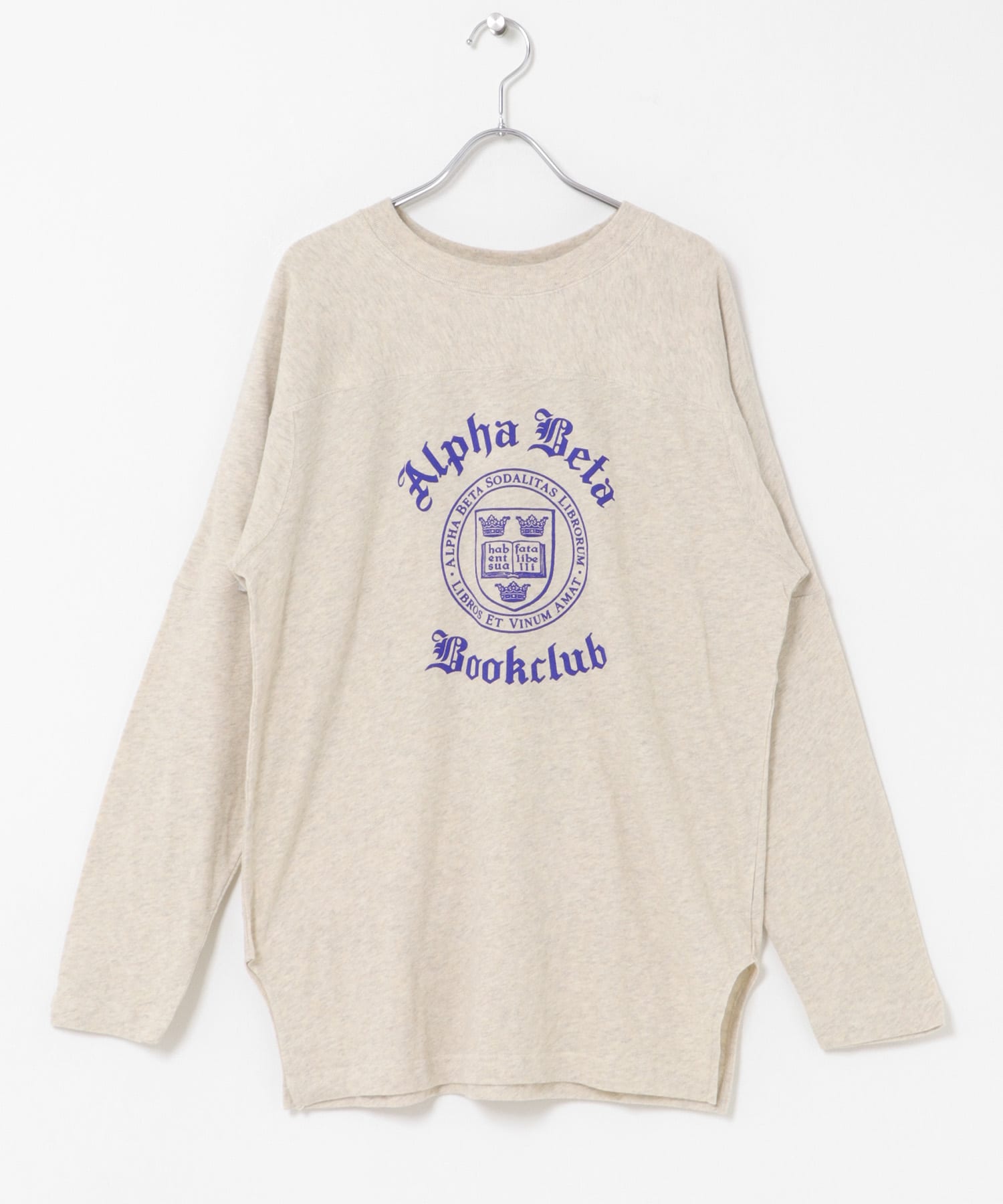 BOOK CLUB　AlphaBetaBOOKclub Long-Sleeve TEE