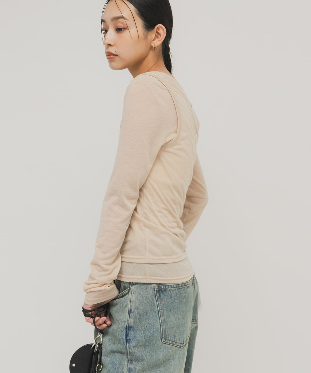 身長 : 163cm サイズ : one