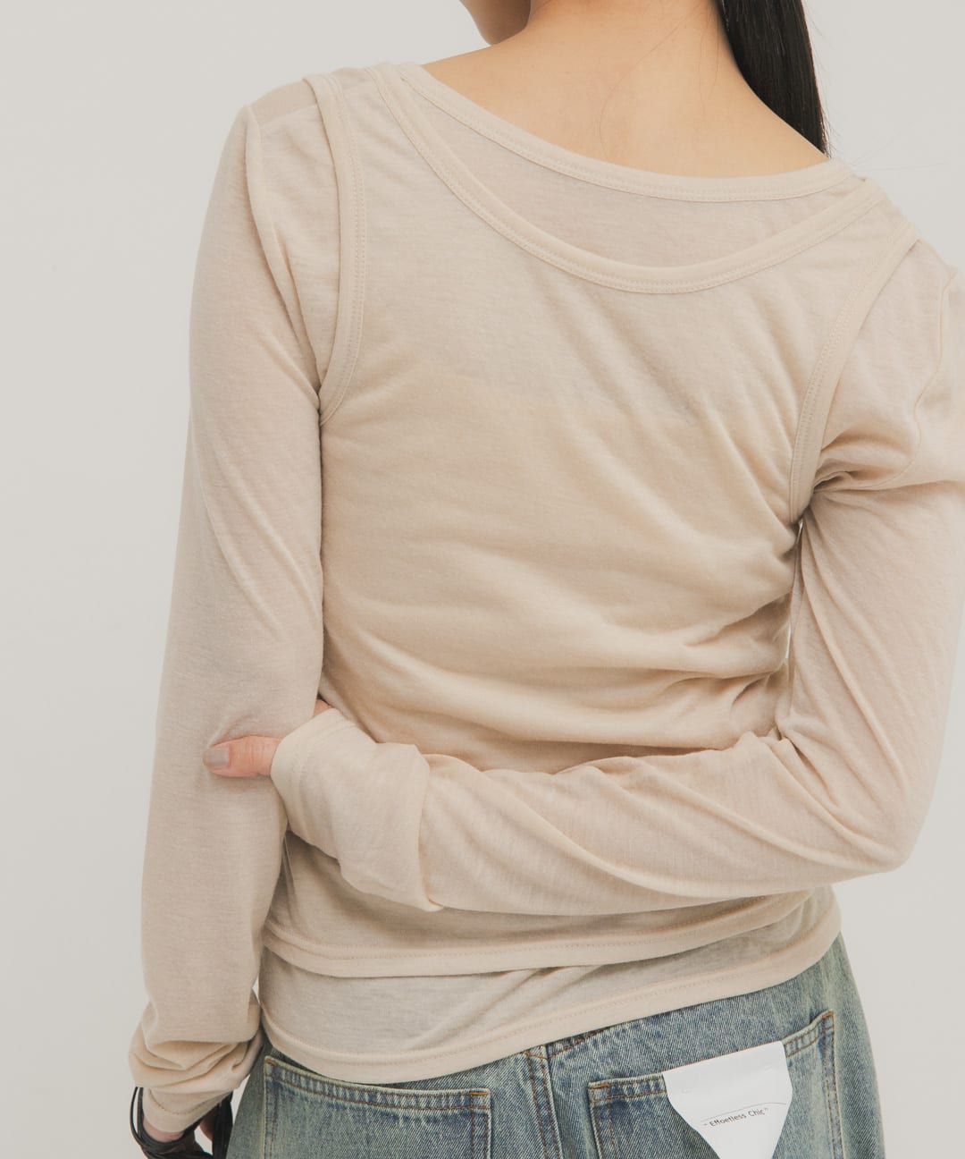 身長 : 163cm サイズ : one