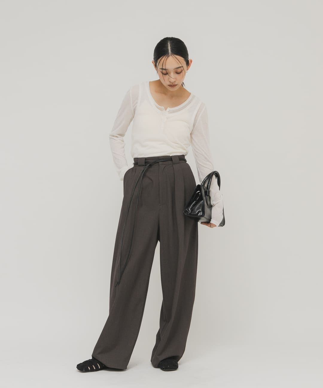 身長 : 163cm サイズ : one