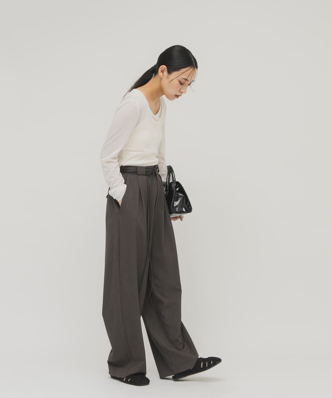 身長 : 163cm サイズ : one