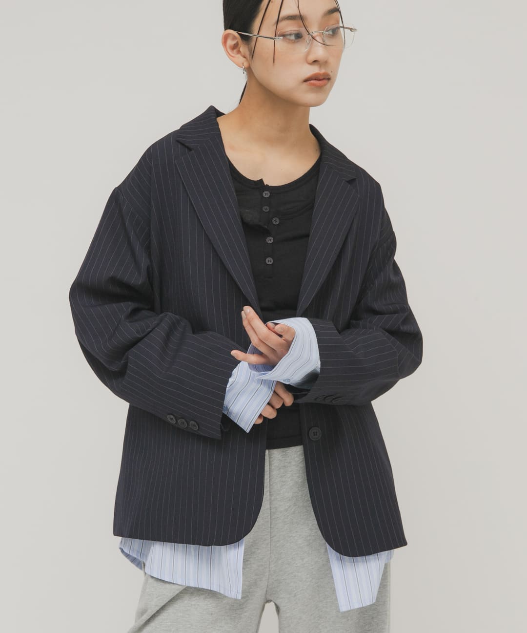 身長 : 163cm サイズ : one