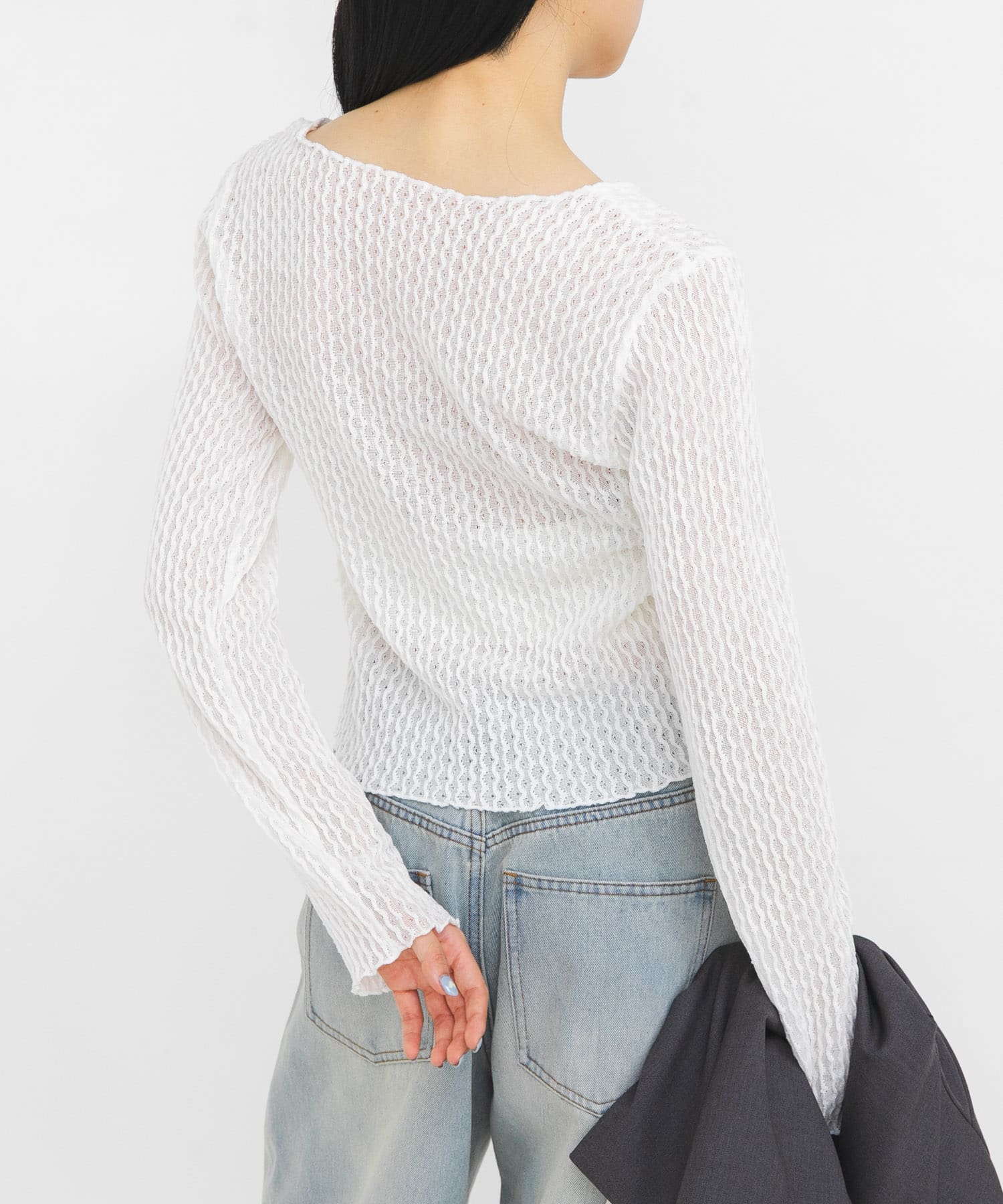 身長：160cm サイズ：one