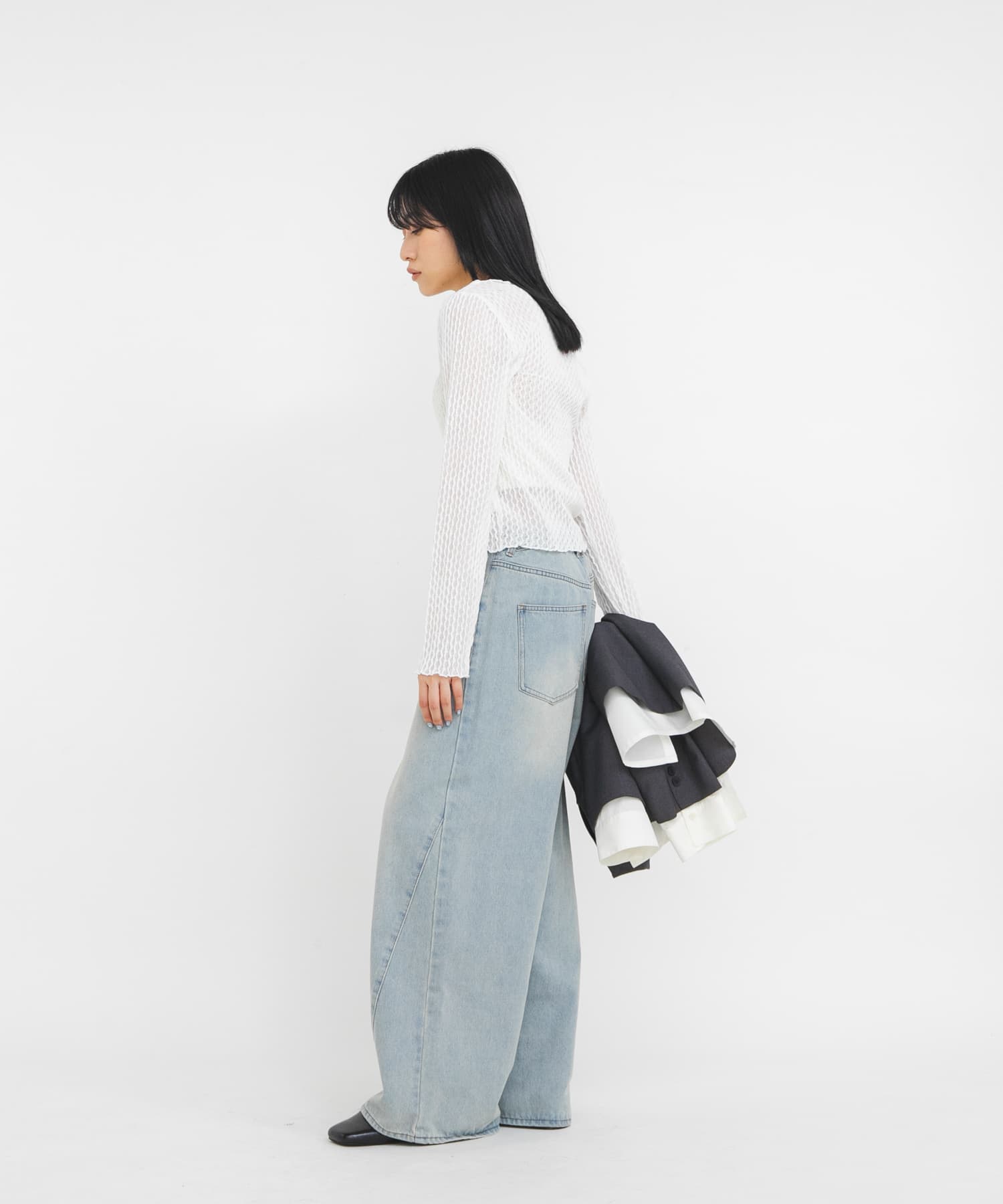 身長：160cm サイズ：one