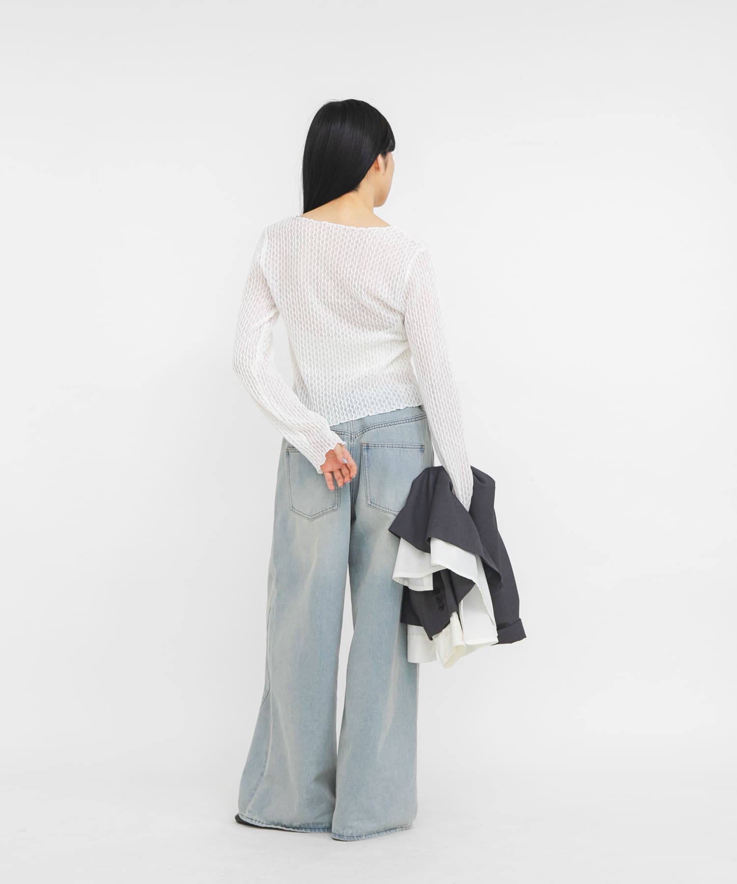 身長：160cm サイズ：one