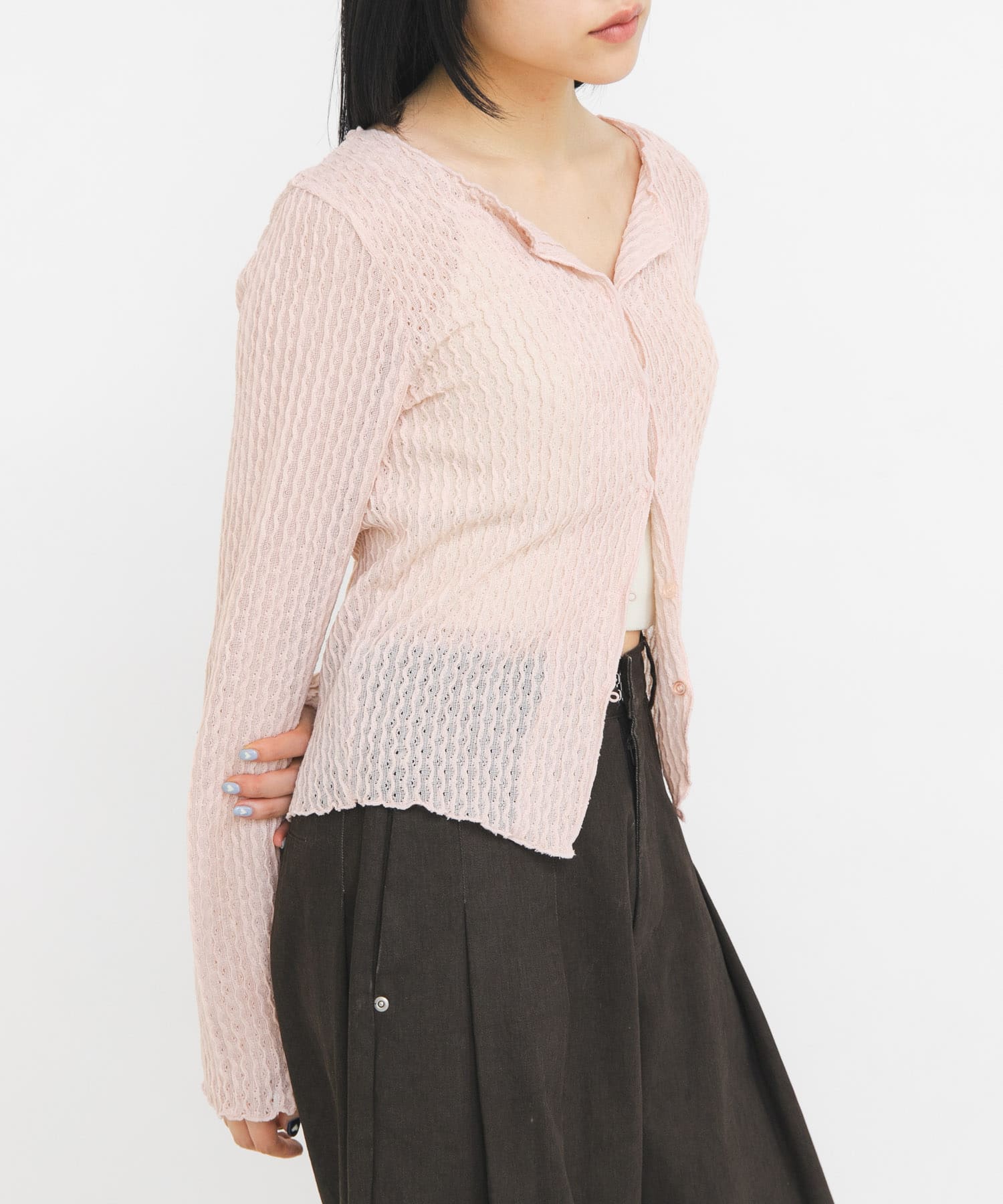 身長：160cm サイズ：one